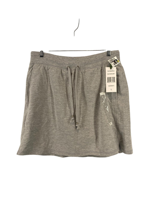 Skirt Mini & Short By Green Tea In Grey, Size: L