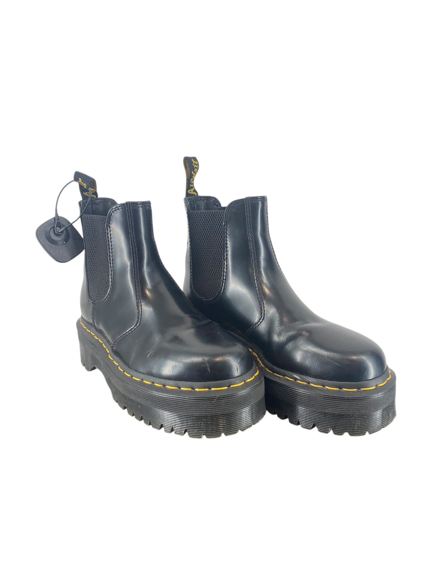 Boots Ankle Heels By Dr Martens In Black, Size: 5