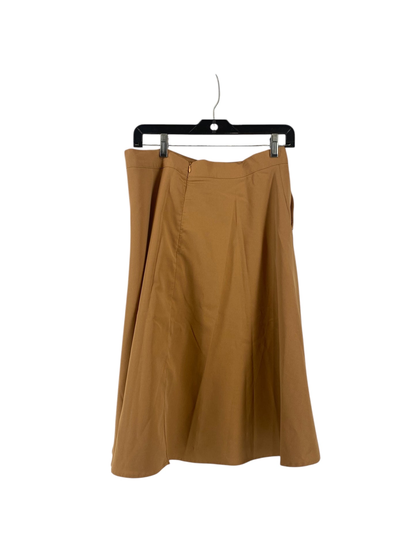 Skirt Midi By Shein In Tan, Size: L