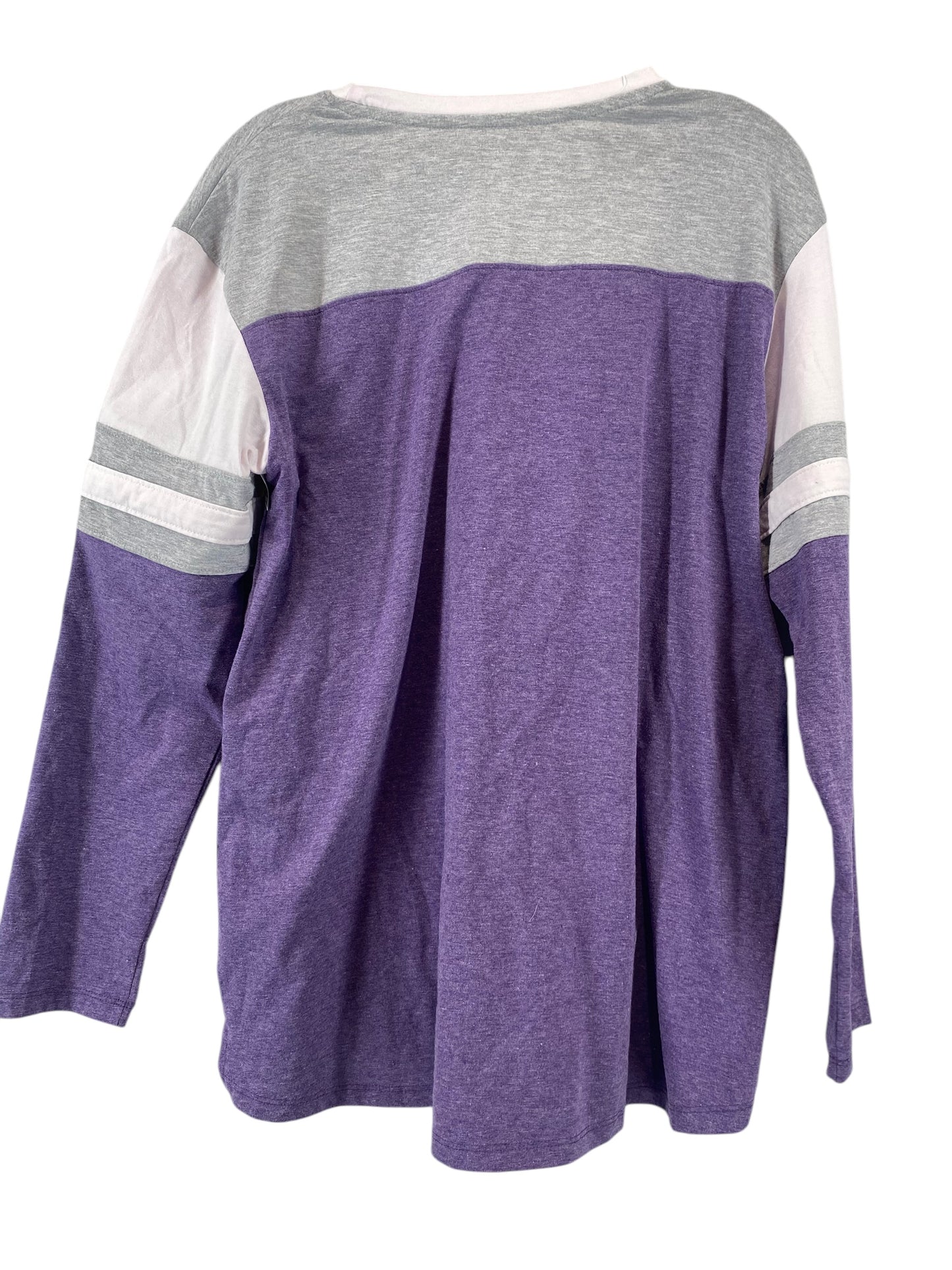 Top Long Sleeve By Champion In Purple, Size: L