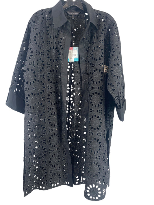 Kimono By Ming Wang In Black, Size: L