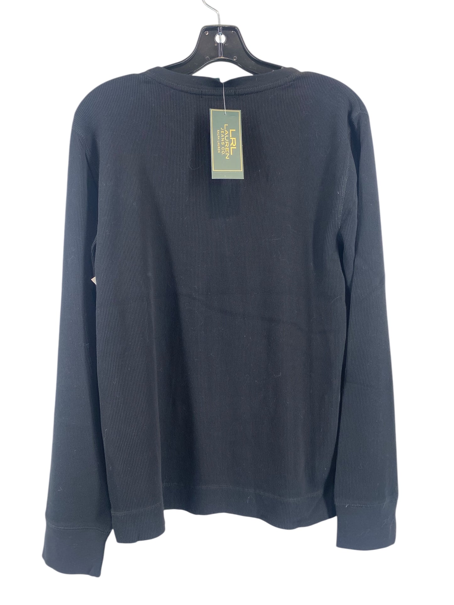 Top Long Sleeve By Ralph Lauren In Black, Size: Xl