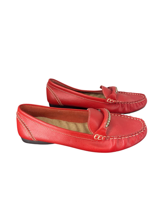 Shoes Flats By Clothes Mentor In Red, Size: 11