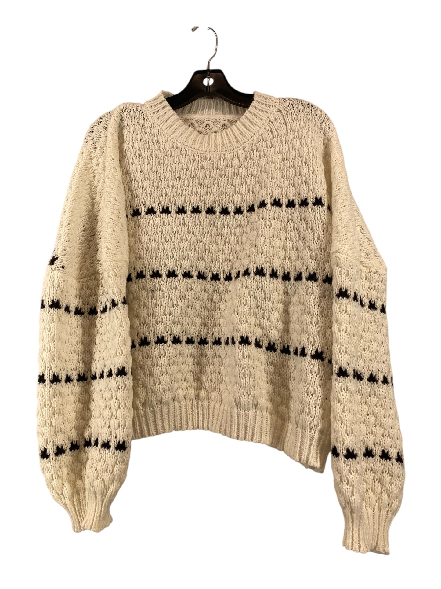 Sweater By Shein In White, Size: L