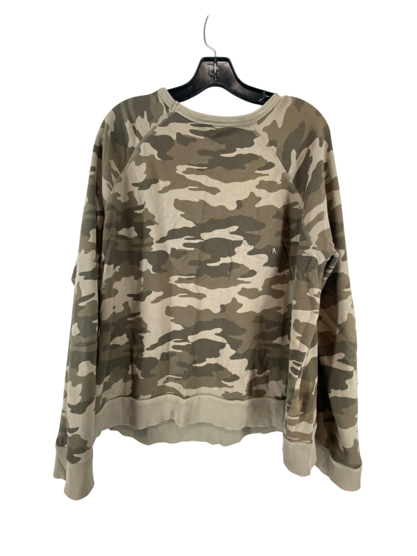 Sweatshirt Crewneck By Universal Thread In Camouflage Print, Size: L