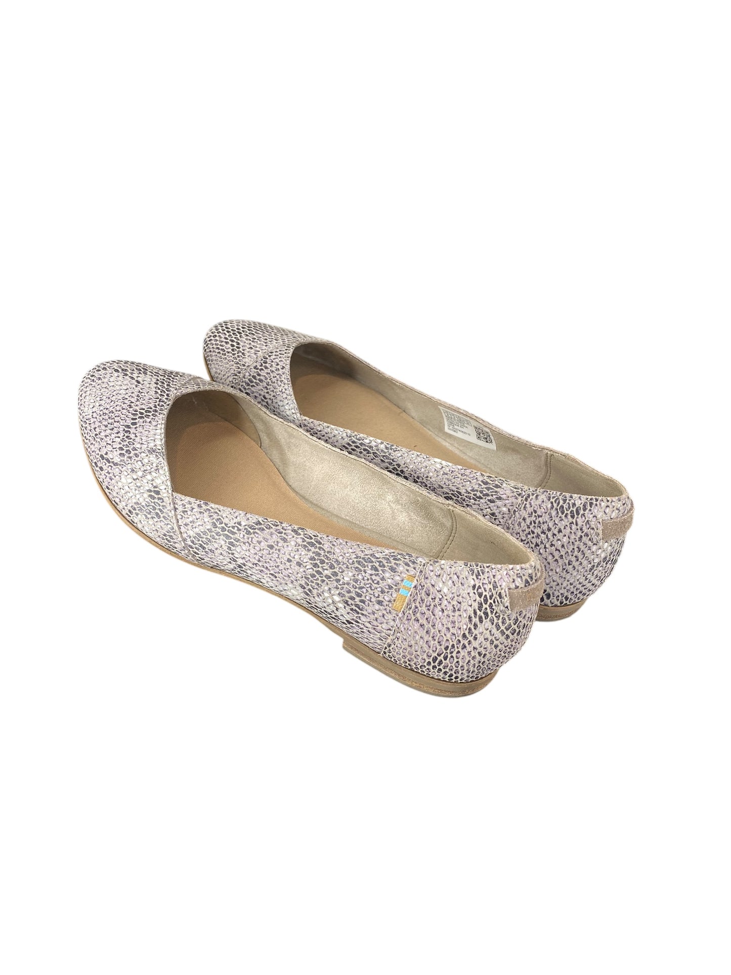 Shoes Flats By Toms In Snakeskin Print, Size: 8