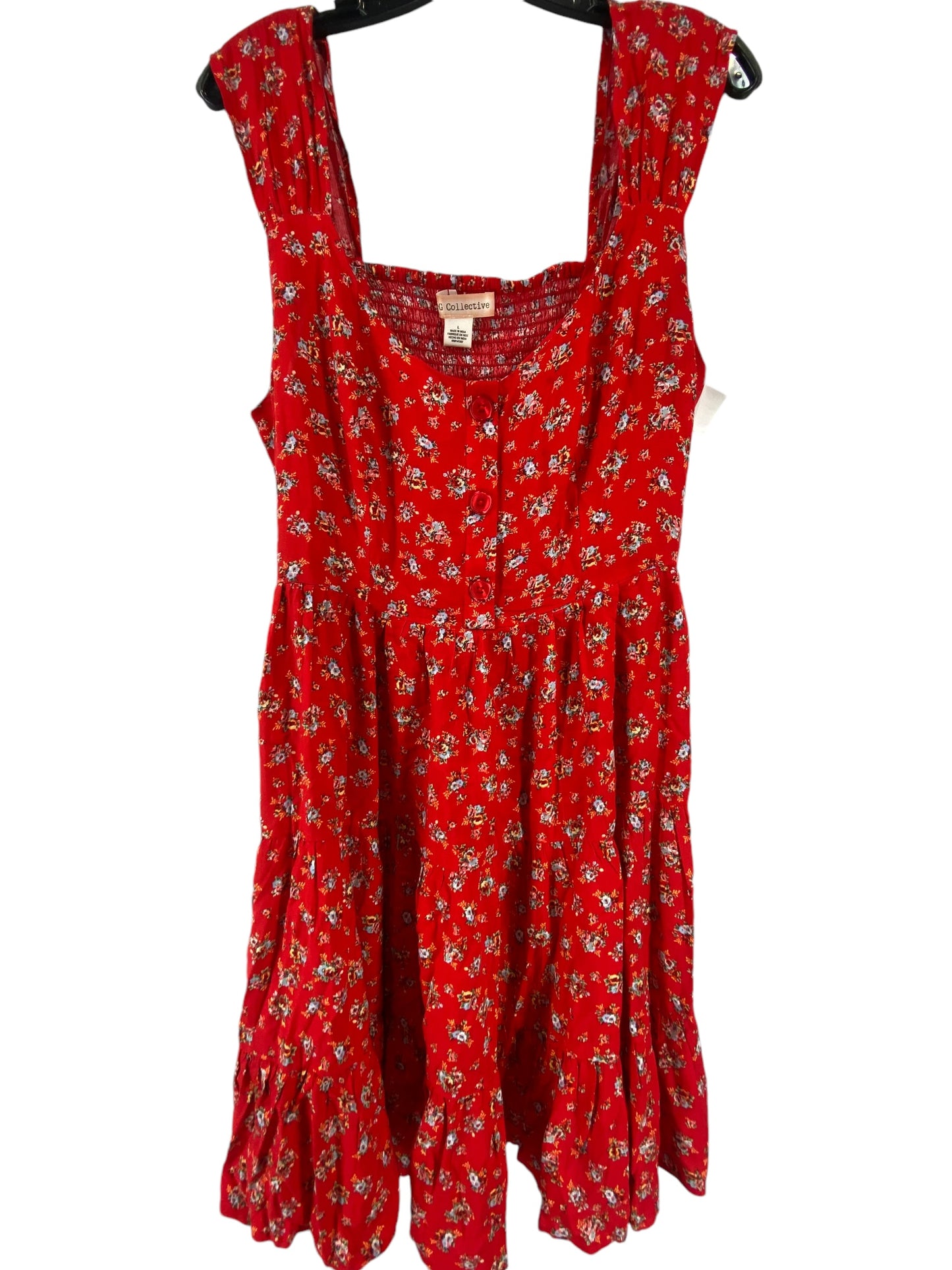 Dress Casual Short By Clothes Mentor In Red, Size: L