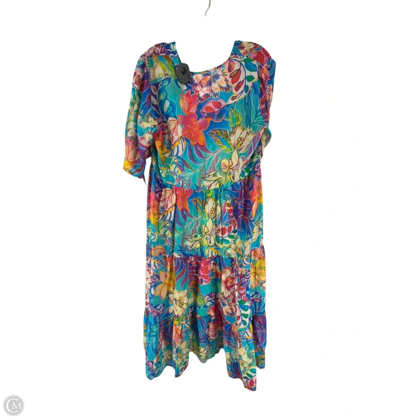 Dress Casual Maxi By Johnny Was In Tropical Print, Size: S
