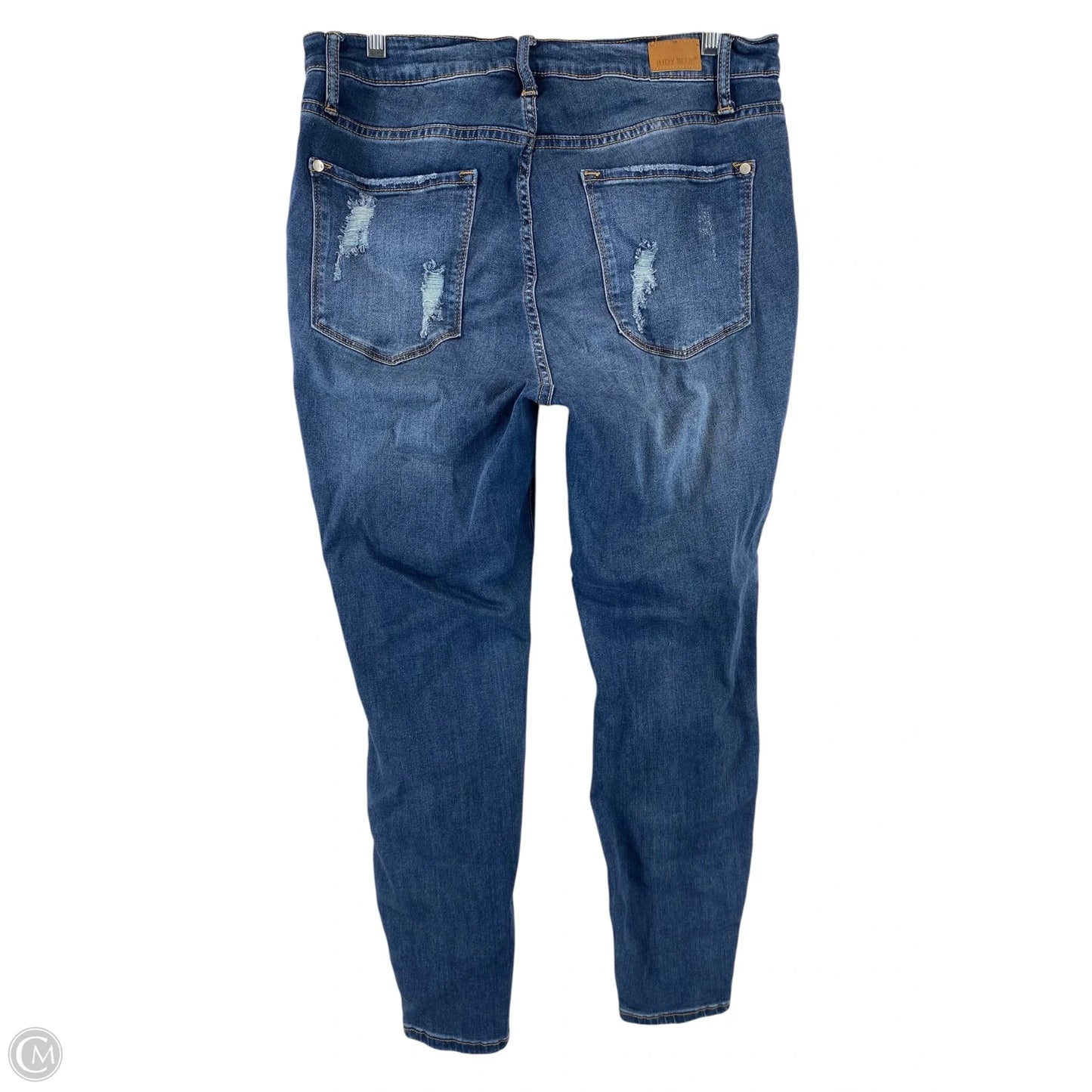 Jeans Skinny By Judy Blue In Blue Denim, Size: 16
