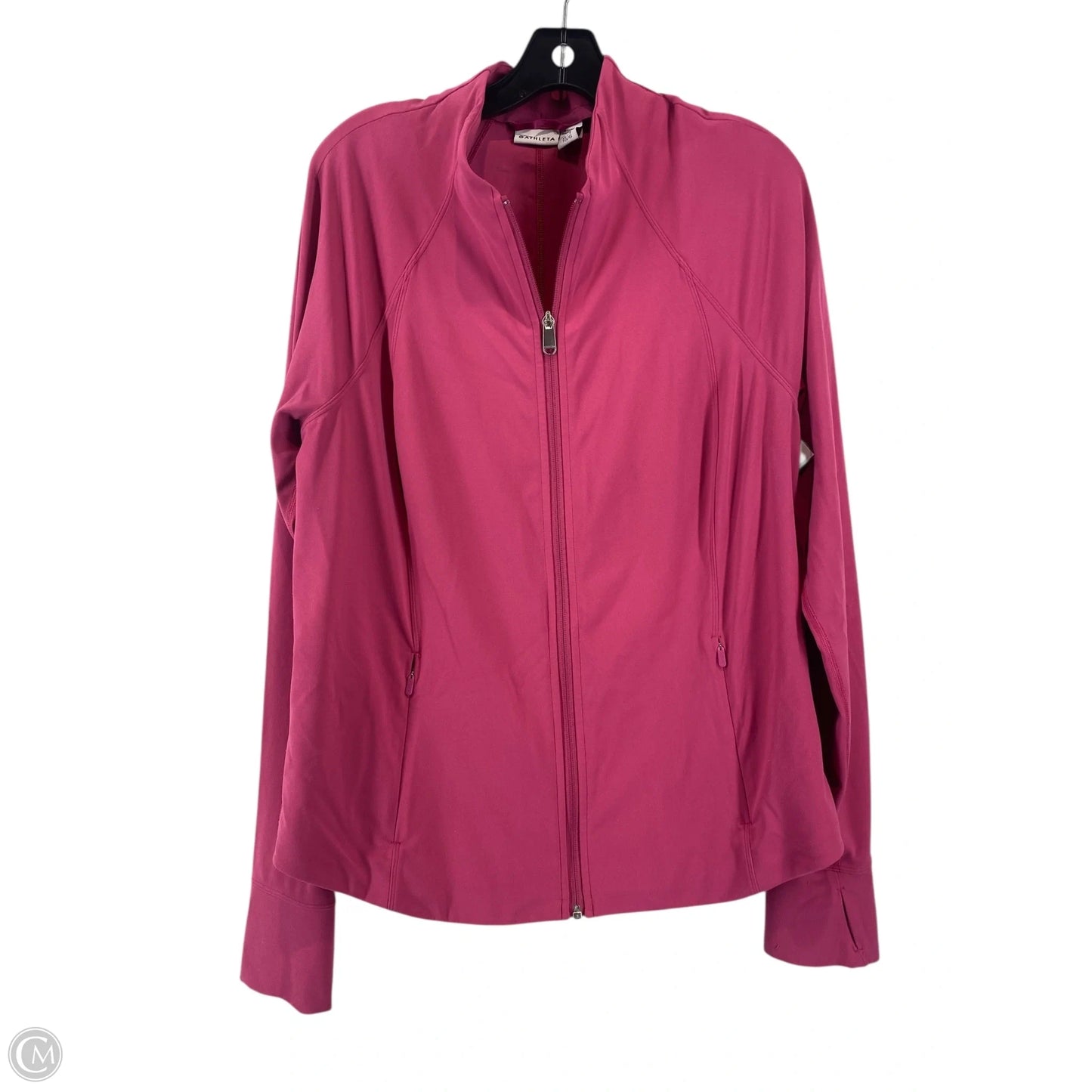 Athletic Jacket By Athleta In Purple, Size: Xl