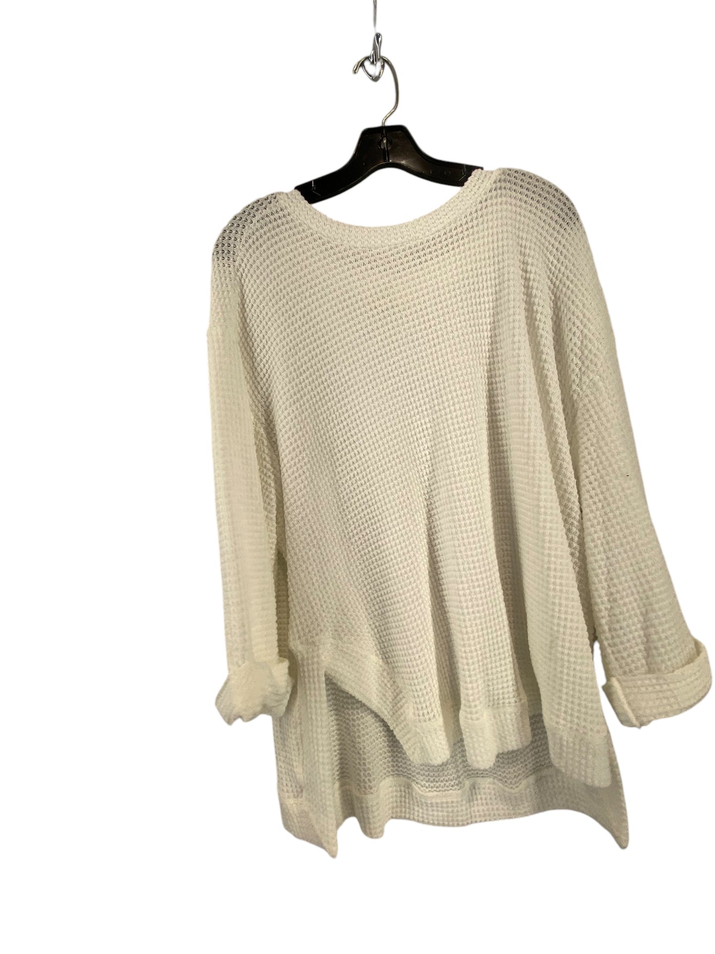 Top 3/4 Sleeve By Umgee In White, Size: L