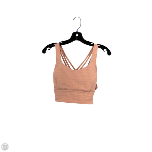 Athletic Bra By Lululemon In Pink, Size: 4
