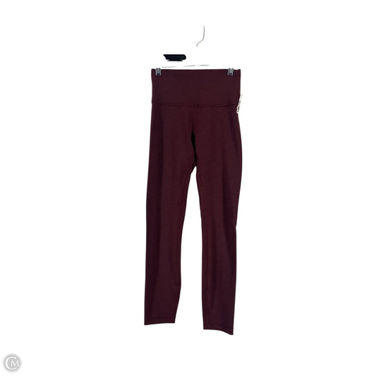 Athletic Leggings By Lululemon In Red, Size: 4