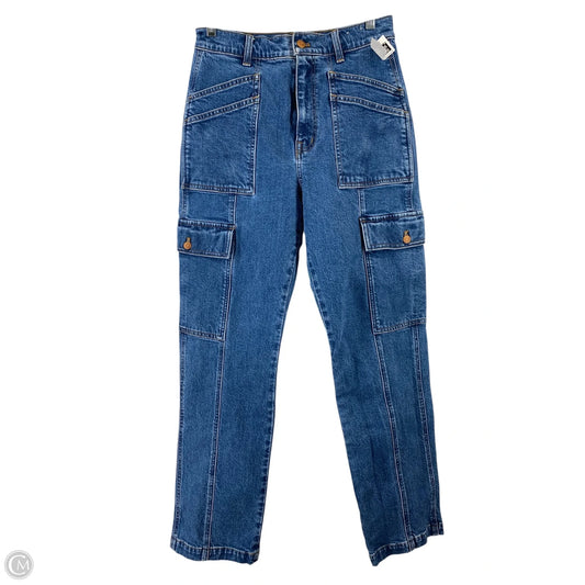 Jeans Straight By Madewell In Blue Denim, Size: 4