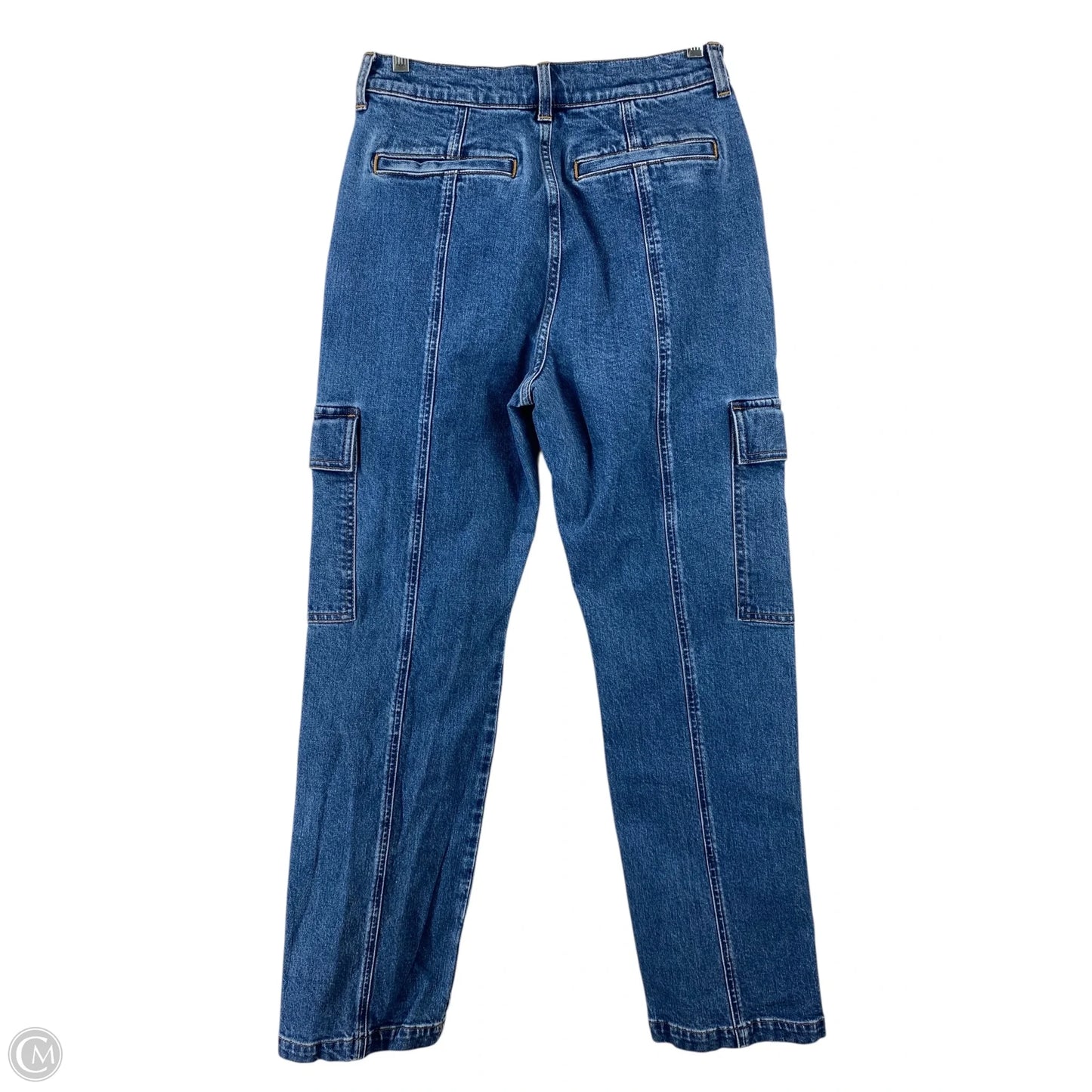 Jeans Straight By Madewell In Blue Denim, Size: 4