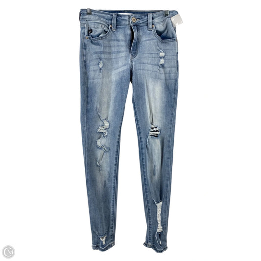 Jeans Skinny By Kancan In Blue Denim, Size: Xs
