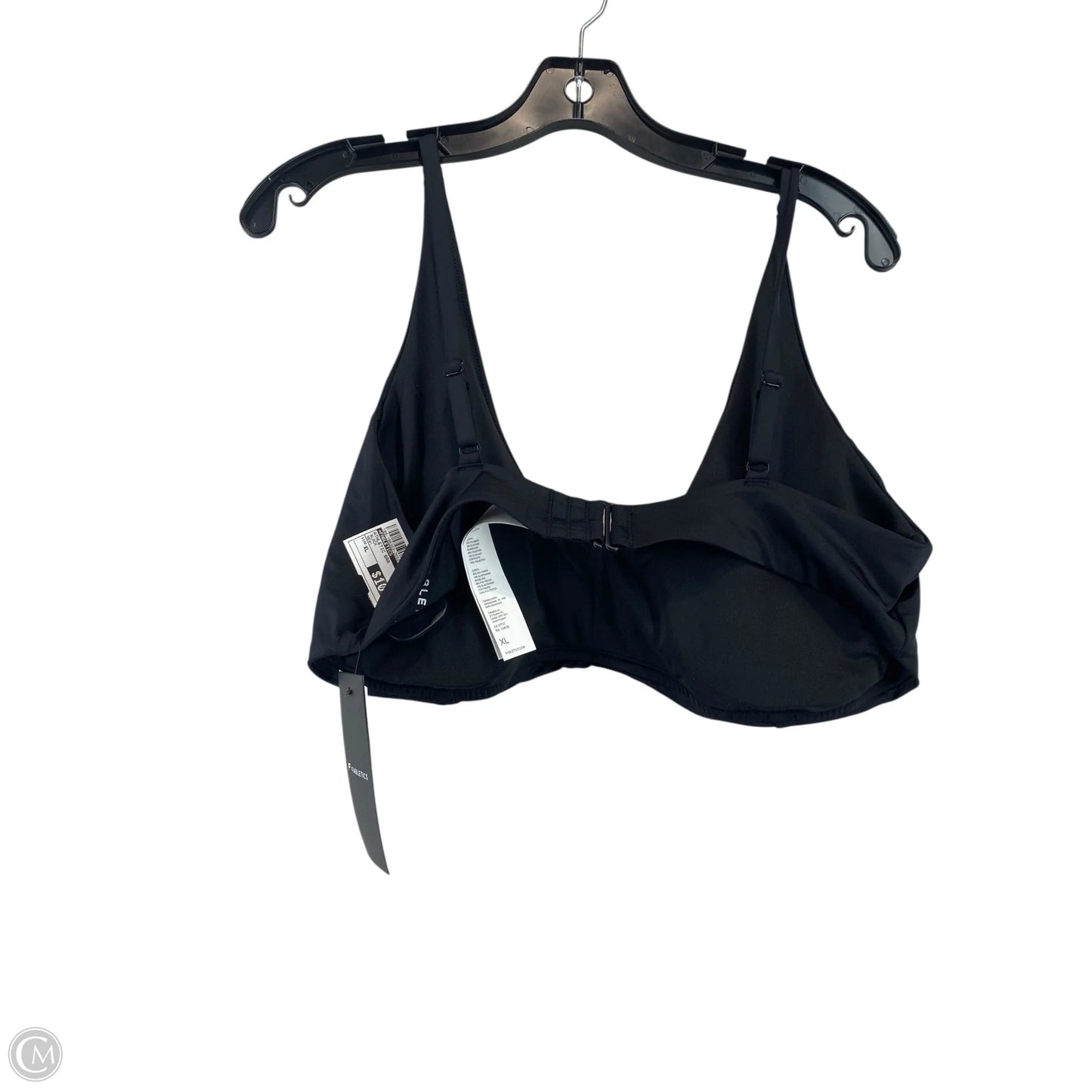 Athletic Bra By Fabletics In Black, Size: Xl