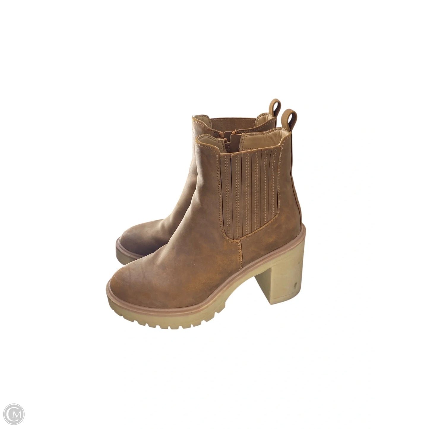 Boots Ankle Heels By Dolce Vita In Brown, Size: 7