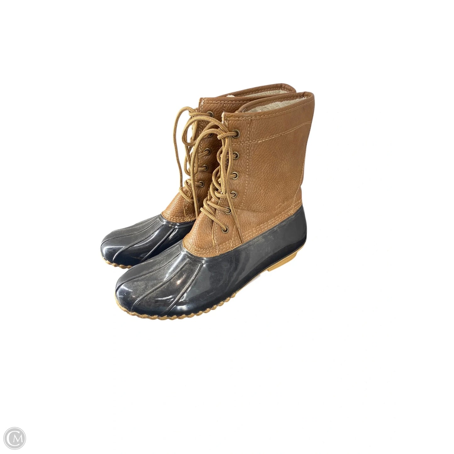 Boots Hiking By Jbu By Jambu In Black & Brown, Size: 9