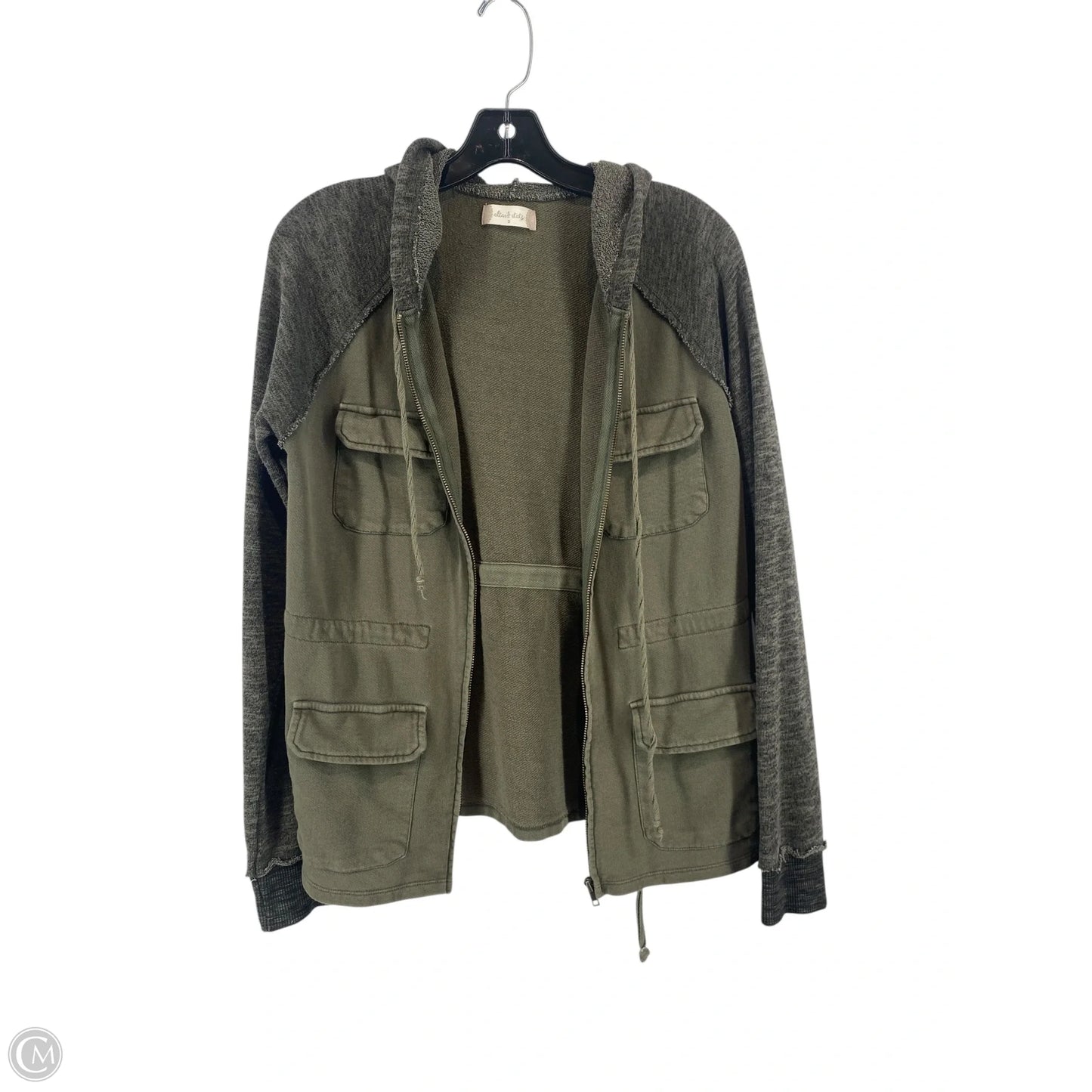Sweatshirt Hoodie By Altard State In Green, Size: S