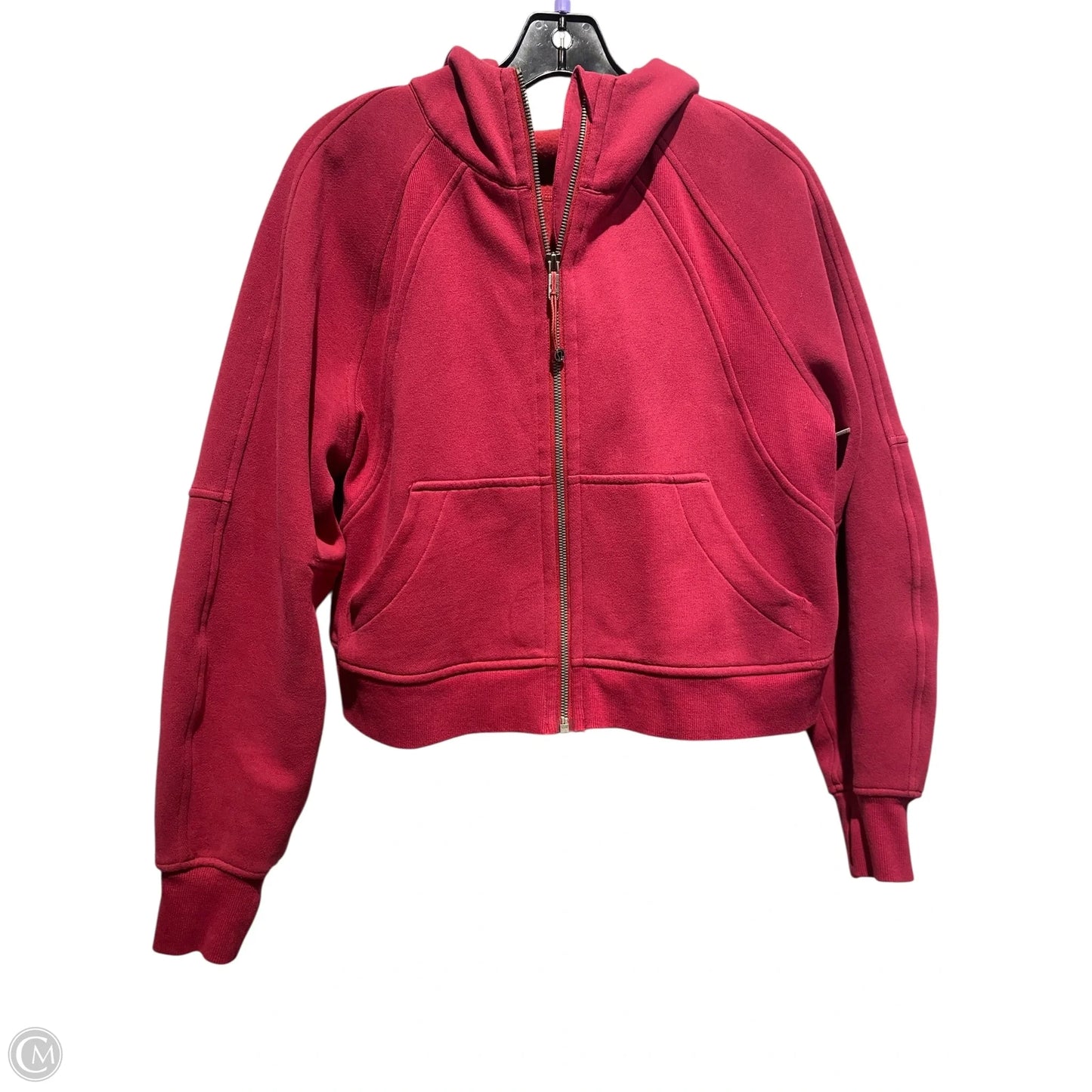 Sweatshirt Hoodie By Lululemon In Red, Size: S