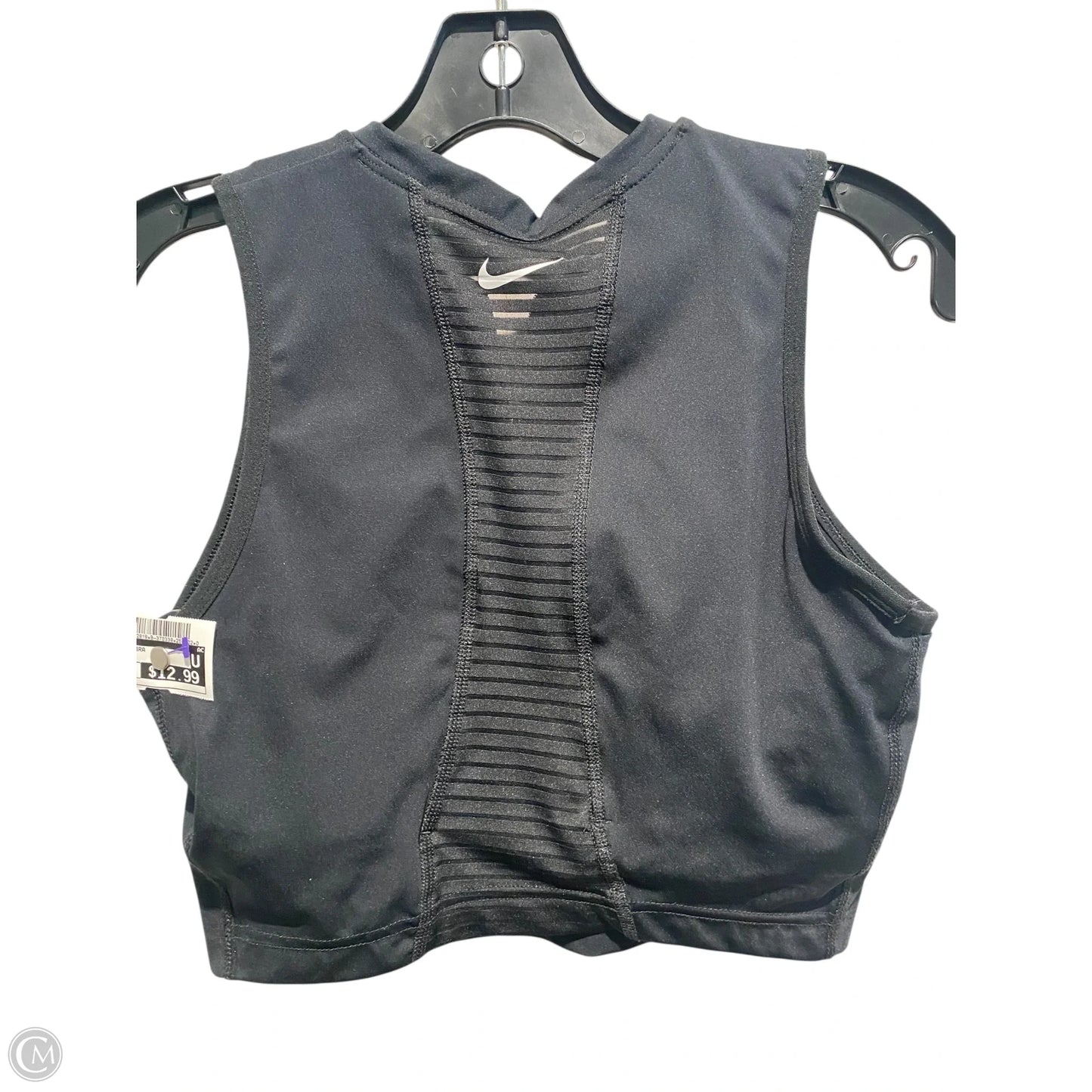 Athletic Bra By Nike In Black, Size: M
