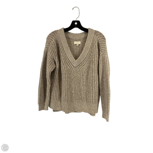 Sweater By Lucky Brand In Grey, Size: Sp