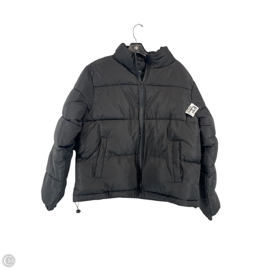 Jacket Puffer & Quilted By Forever 21 In Black, Size: M