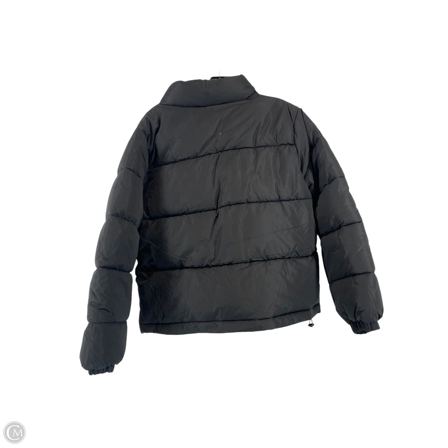 Jacket Puffer & Quilted By Forever 21 In Black, Size: M