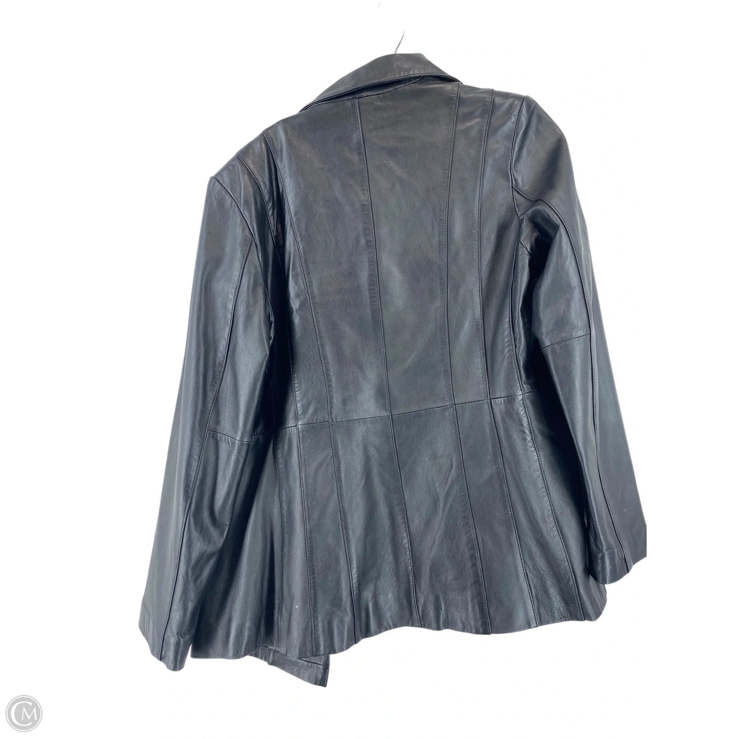 Jacket Leather By Cmc In Black, Size: M