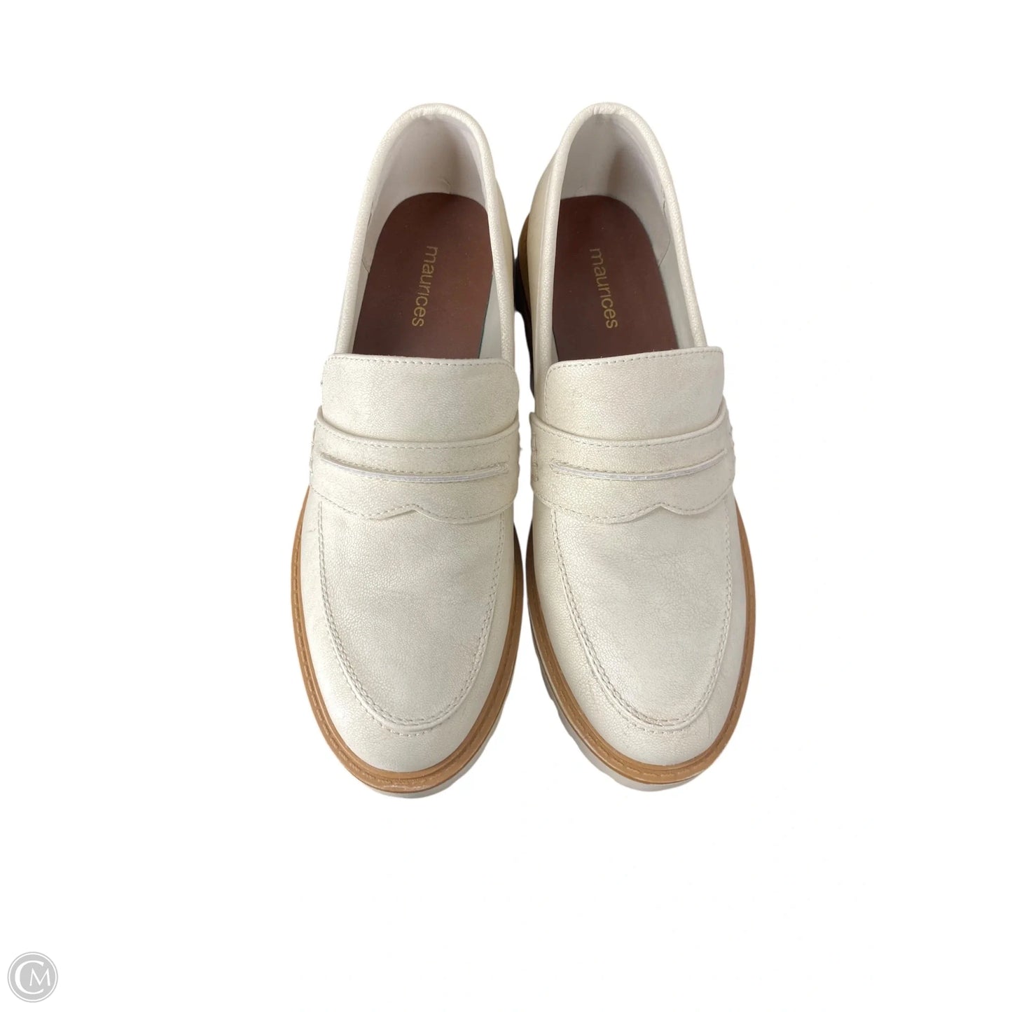 Shoes Heels Platform By Maurices In Cream, Size: 8