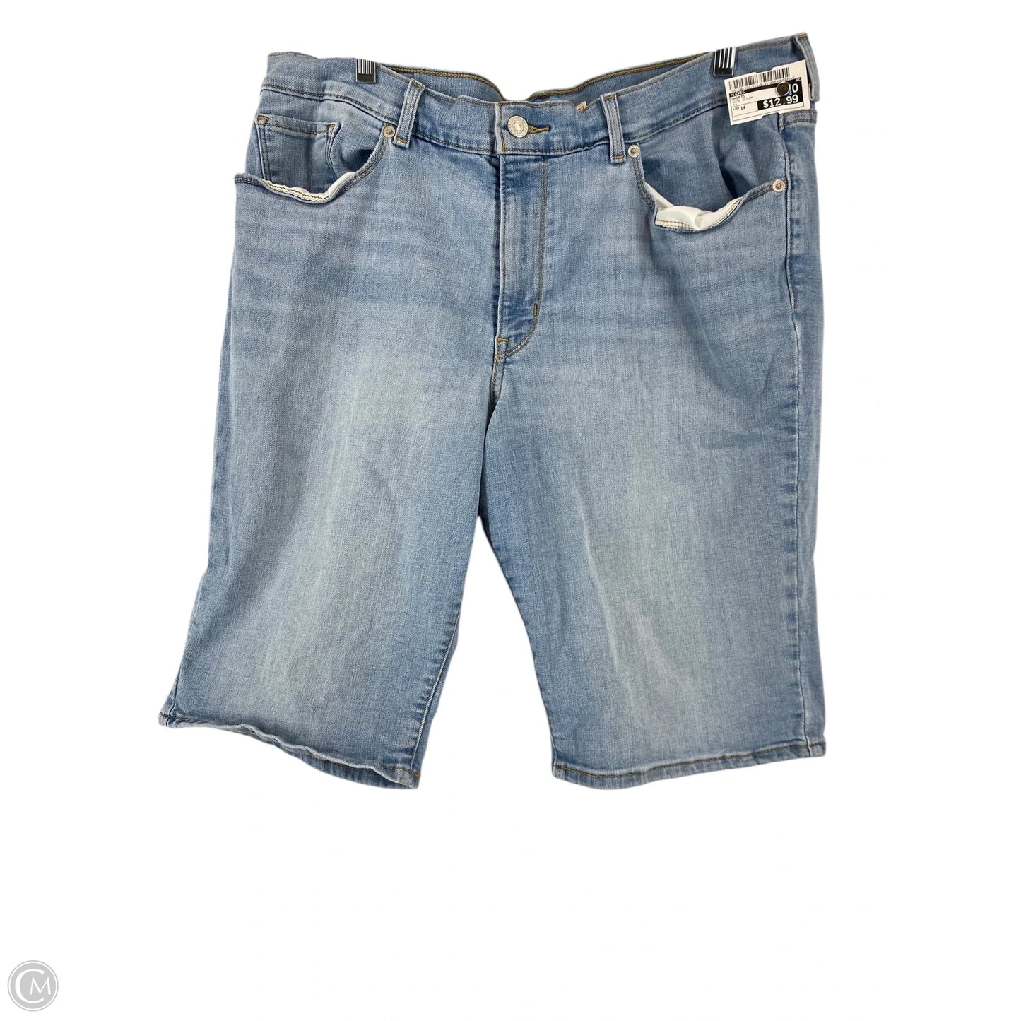 Shorts By Levis In Blue Denim, Size: 14