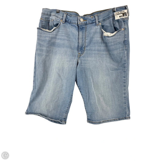 Shorts By Levis In Blue Denim, Size: 14