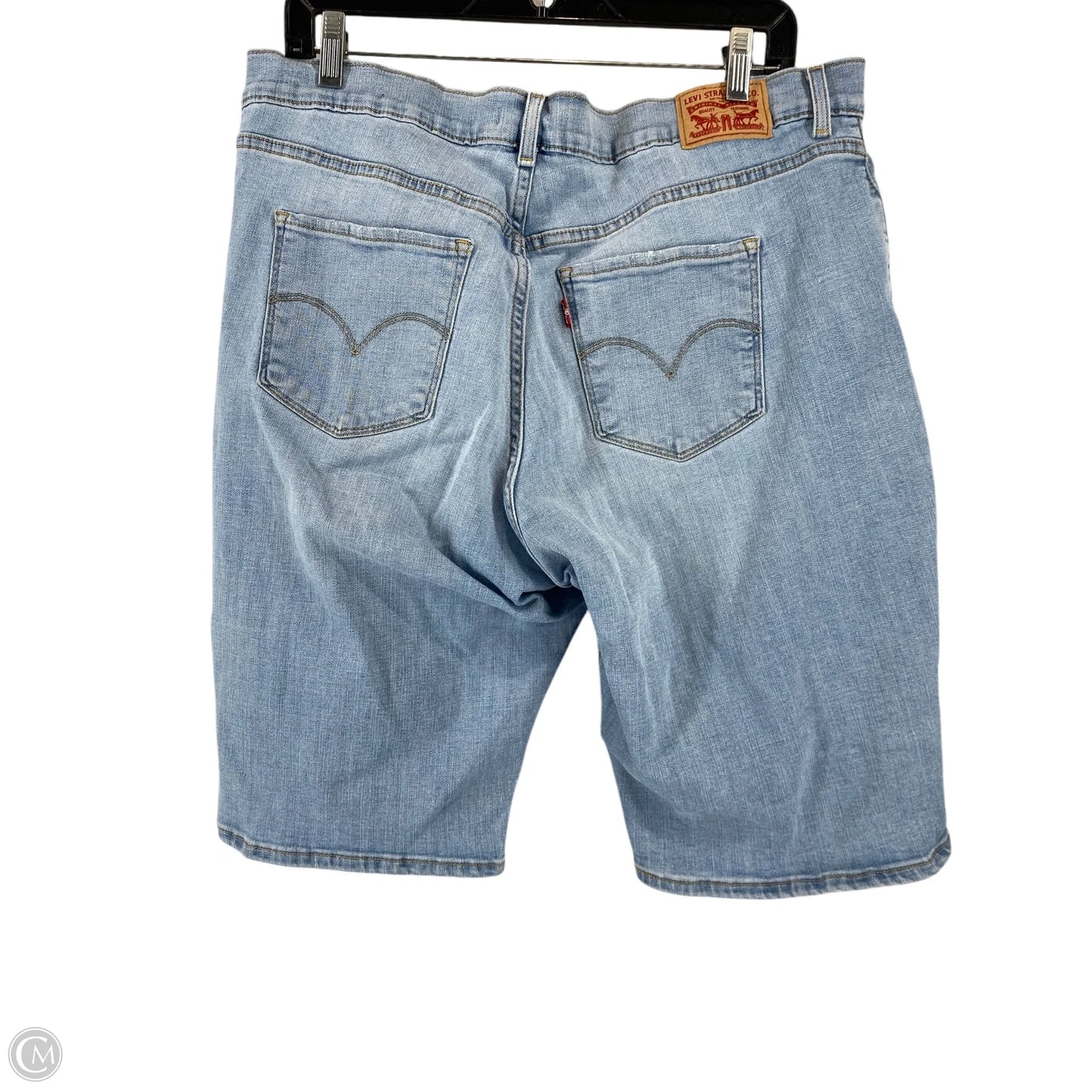 Shorts By Levis In Blue Denim, Size: 14