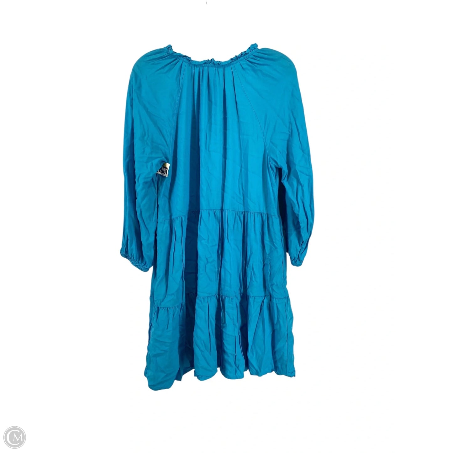 Dress Casual Midi By Cmc In Blue, Size: S