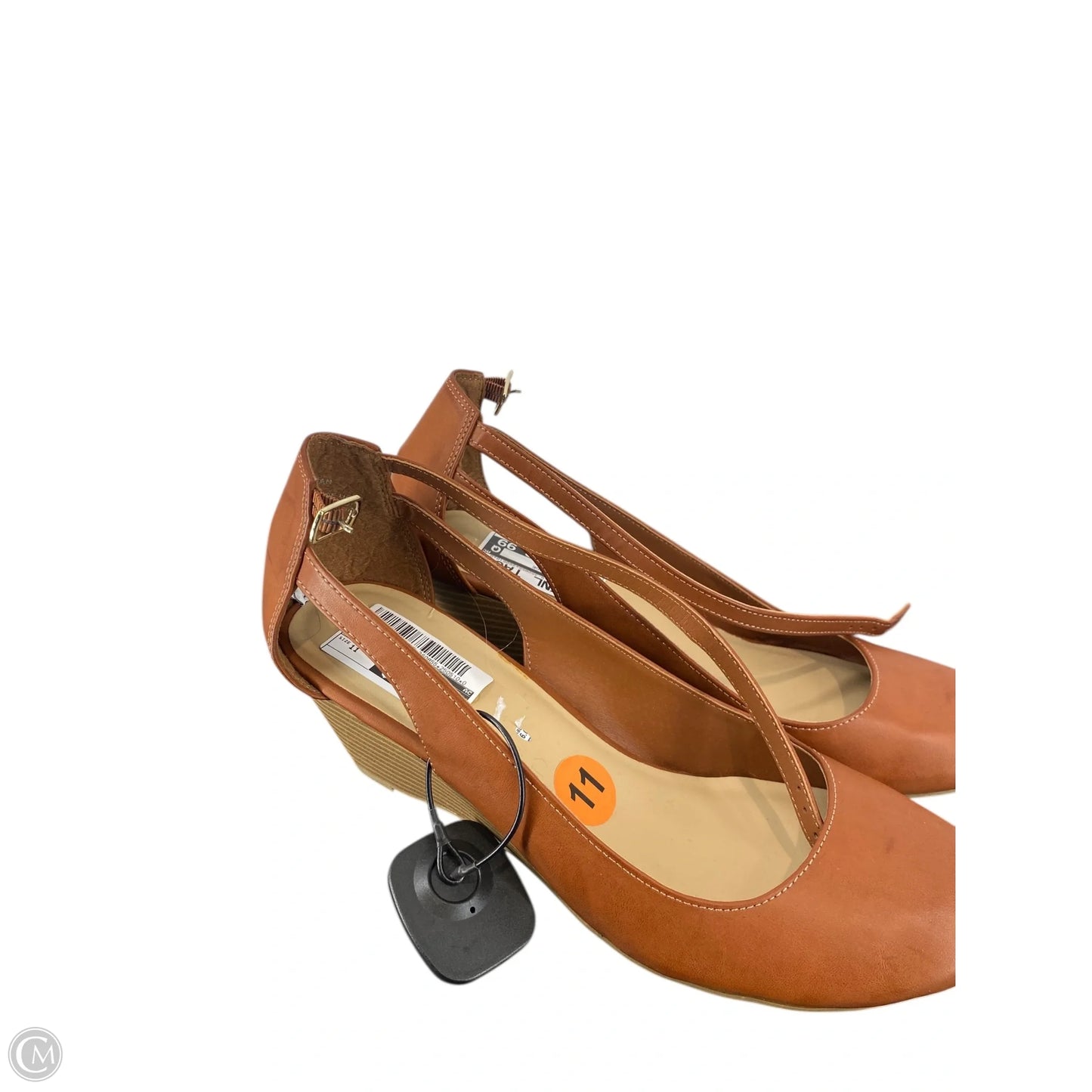 Shoes Heels Wedge By Me Too In Brown, Size: 11