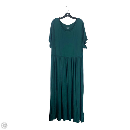 Dress Casual Maxi By Amazon Essentials In Green, Size: 3x