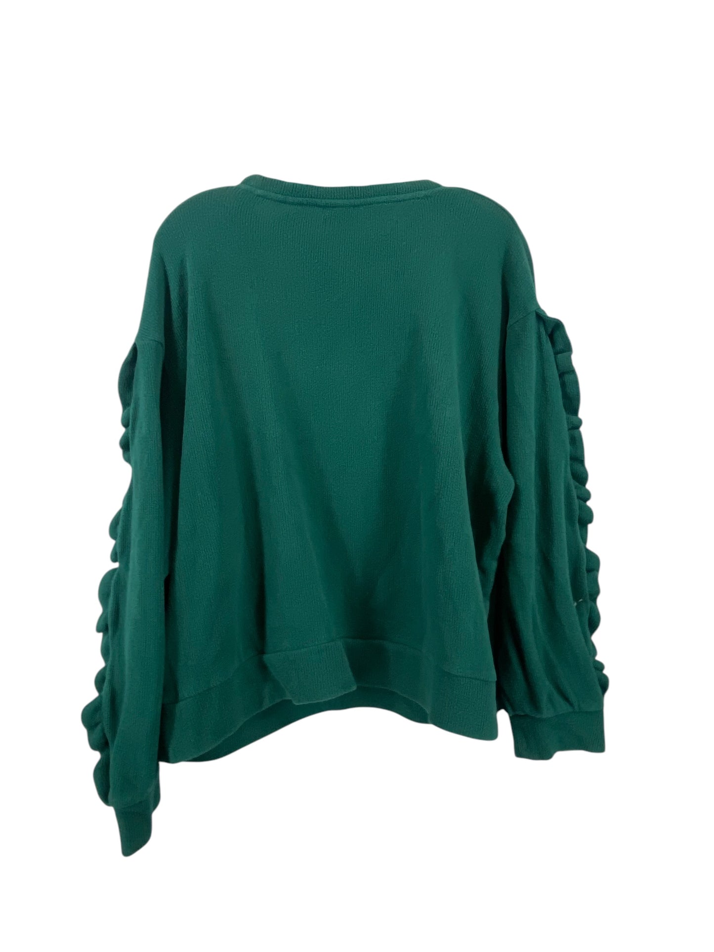 Top Long Sleeve By A New Day In Green, Size: L