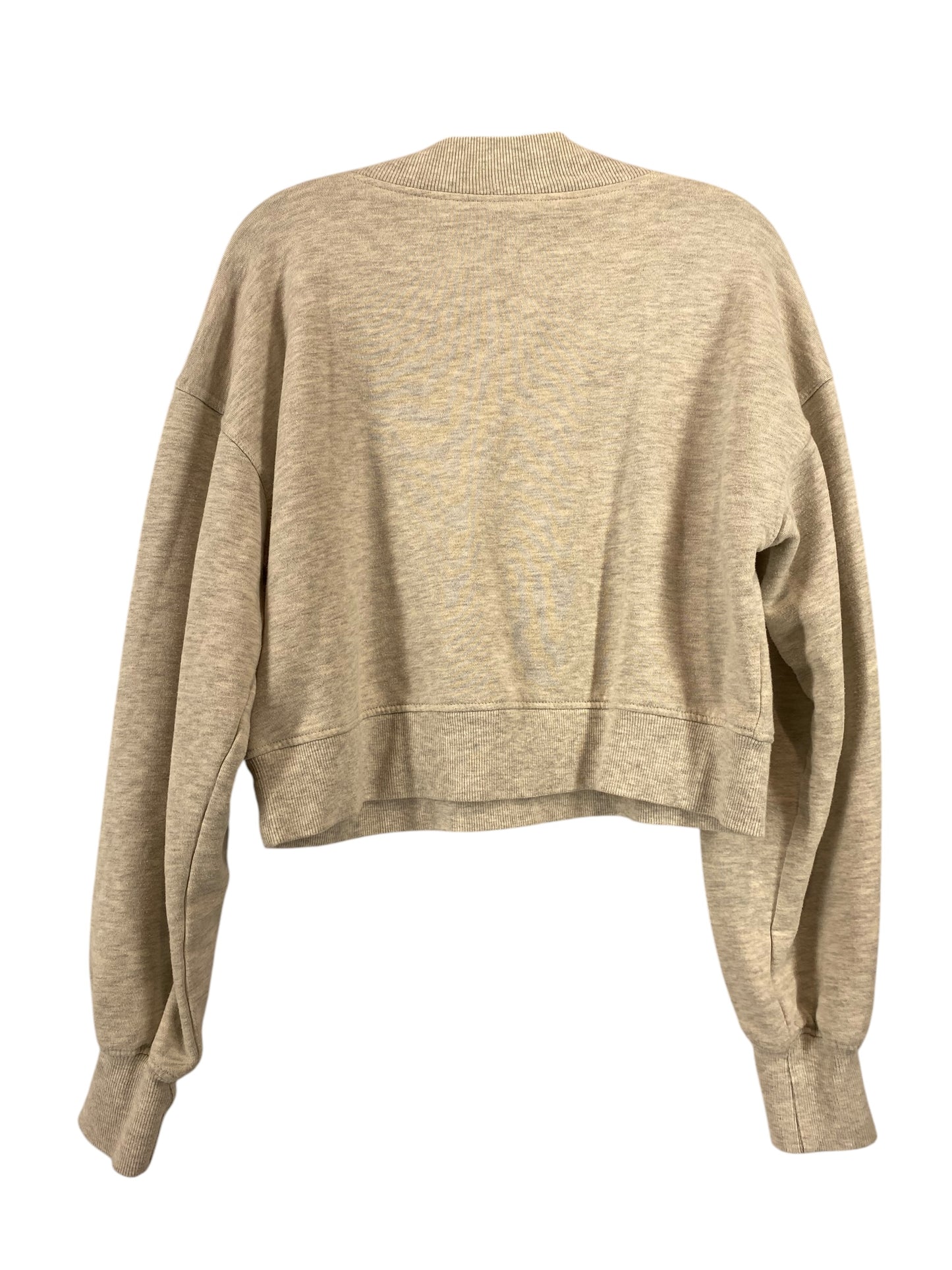 Sweatshirt Crewneck By Clothes Mentor In Grey & Purple, Size: M