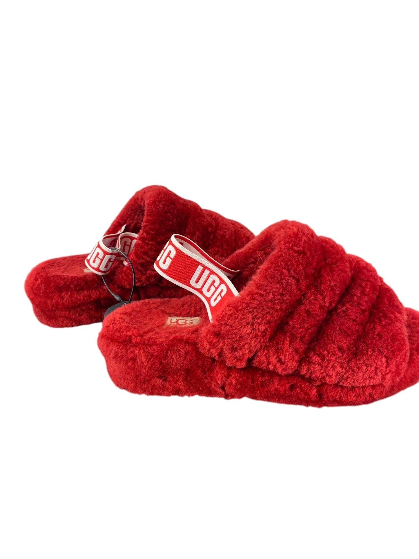 Sandals Designer By Ugg In Red, Size: 7