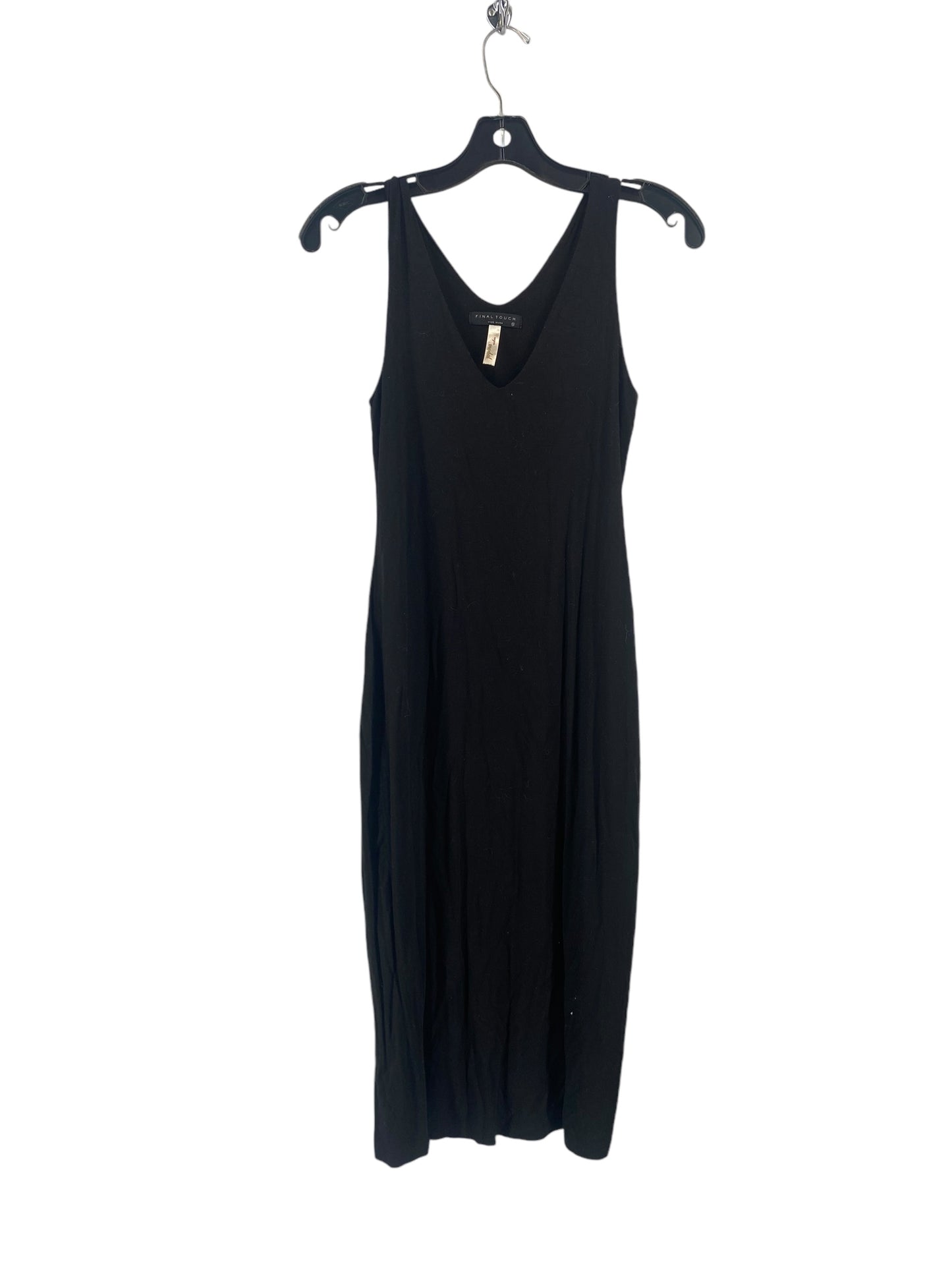 Dress Casual Midi By Final Touch In Black, Size: S