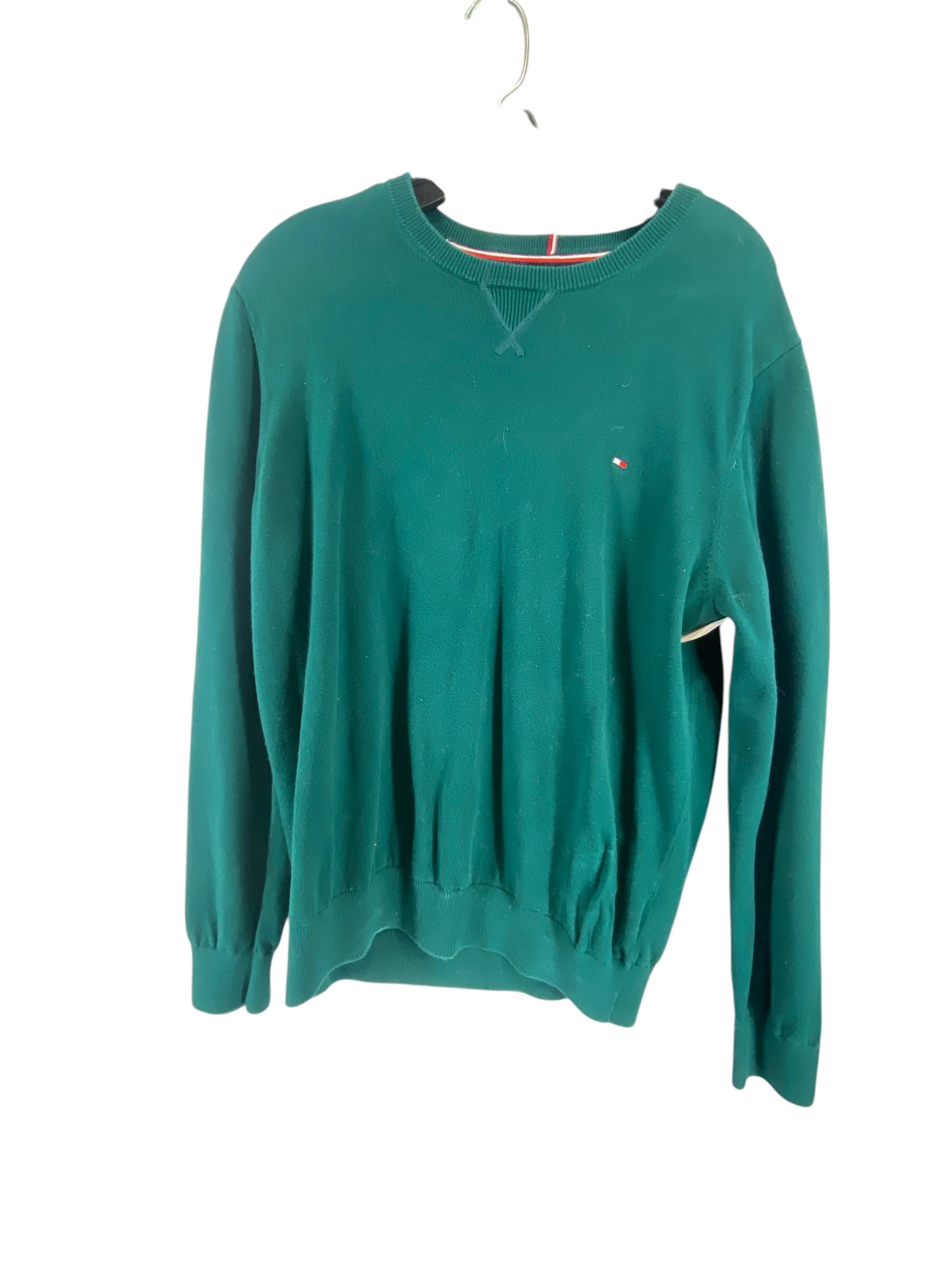 Sweatshirt Crewneck By Tommy Hilfiger In Green, Size: L