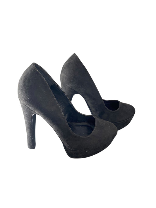 Shoes Heels Platform By Charlotte Russe In Black, Size: 8