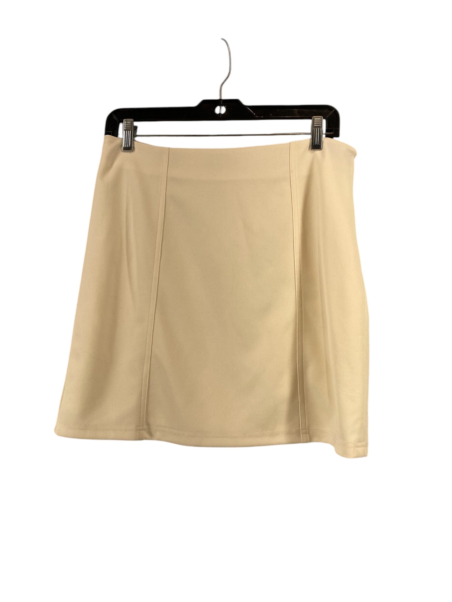 Skirt Mini & Short By Mittoshop In Cream, Size: L