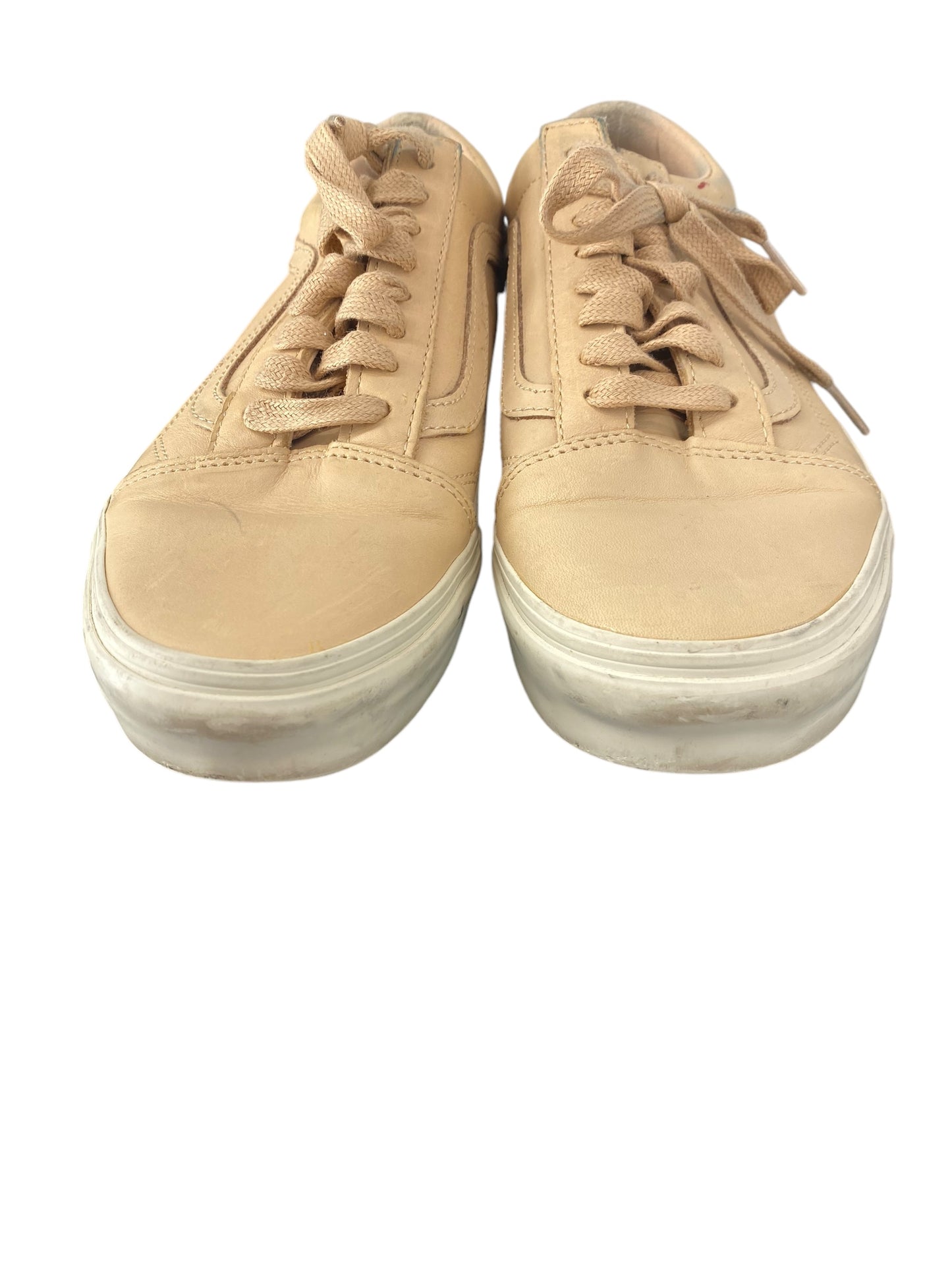 Shoes Flats By Vans In Beige, Size: 8.5