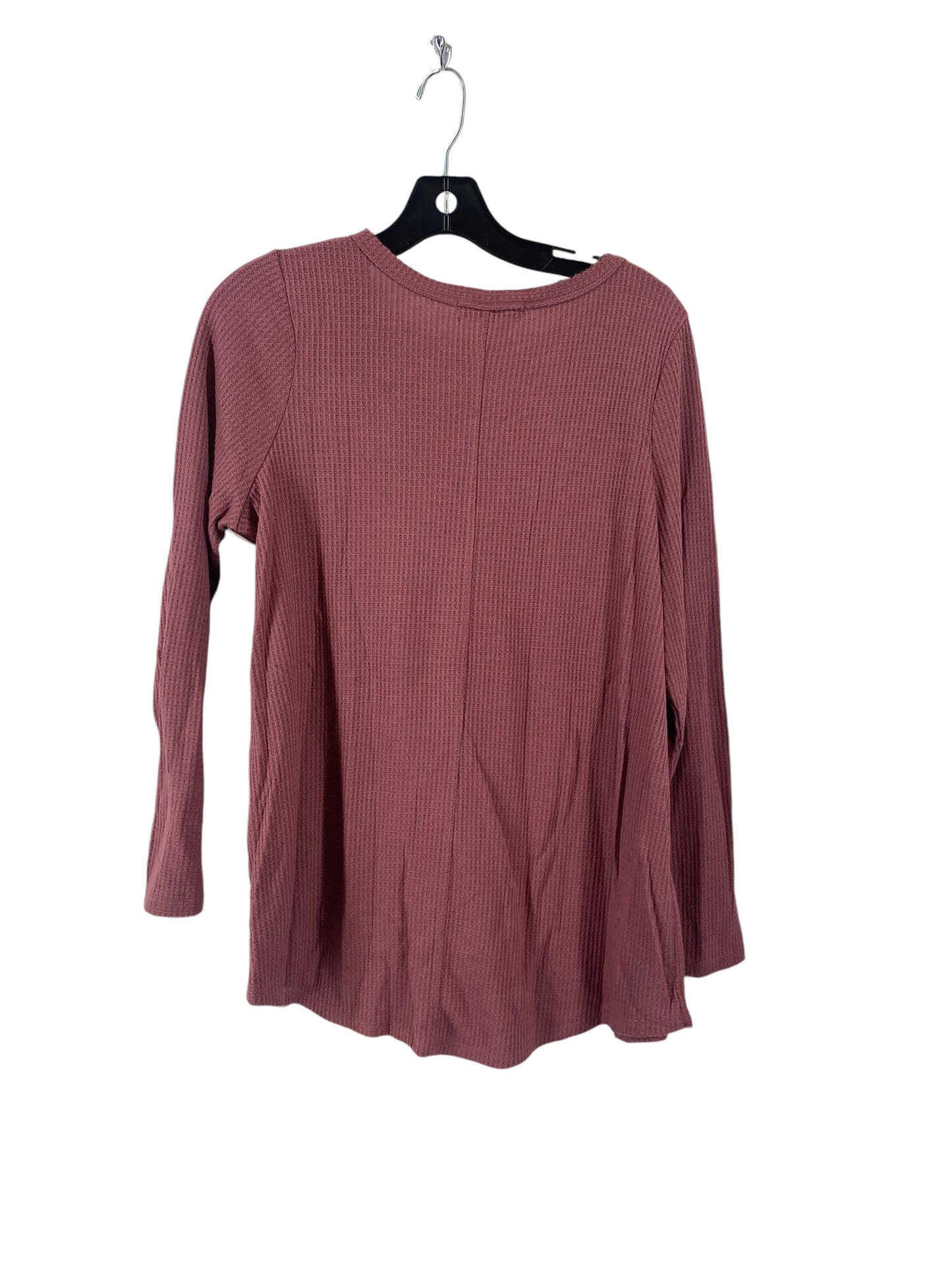 Top Long Sleeve By Clothes Mentor In Mauve, Size: 0