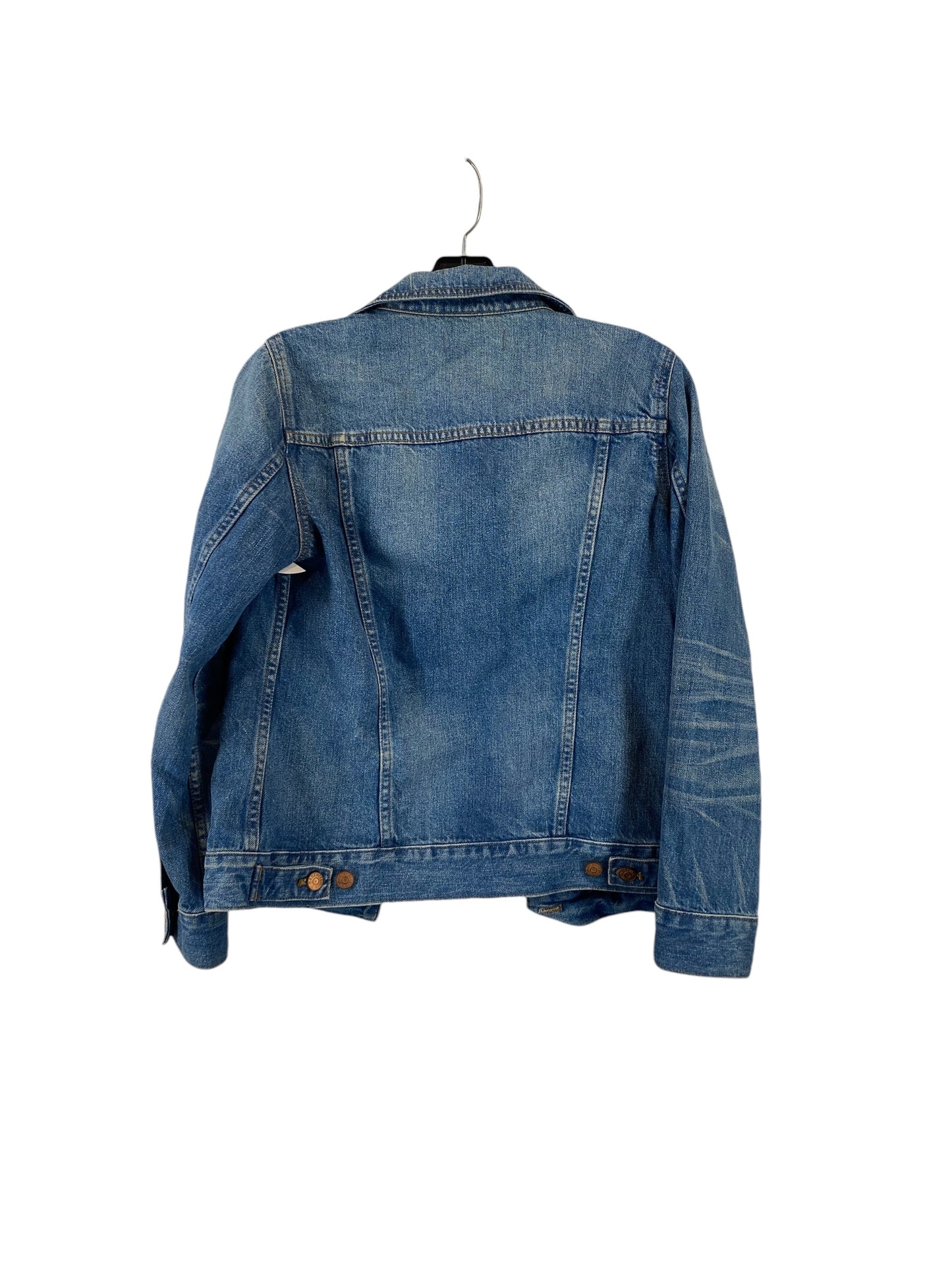 Jacket Denim By Madewell In Blue Denim, Size: M