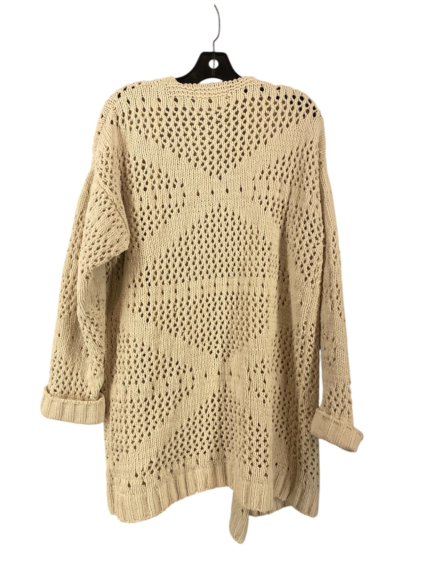 Cardigan By Clothes Mentor In Beige, Size: Osfm