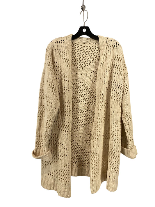 Cardigan By Clothes Mentor In Beige, Size: Osfm