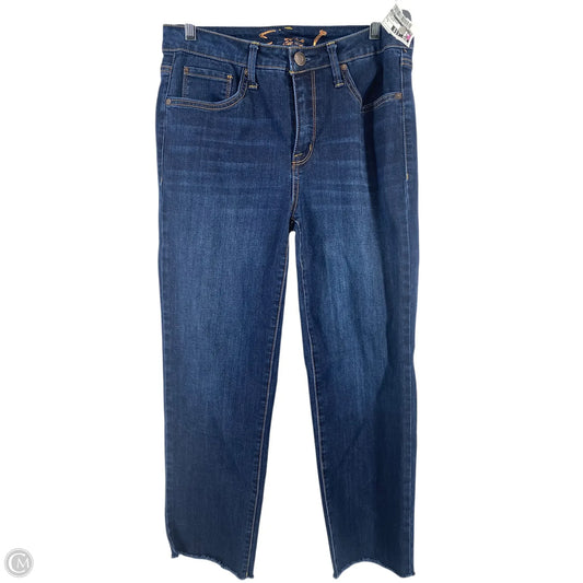 Jeans Straight By Seven 7 In Blue Denim, Size: 6